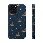 Desert Moon MagSafe Phone Case, glossy iPhone 14 Pro Max, rear and side profile