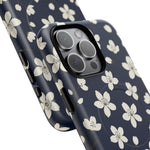 Navy Blossom Floral iPhone Case | MagSafe  Shamo's