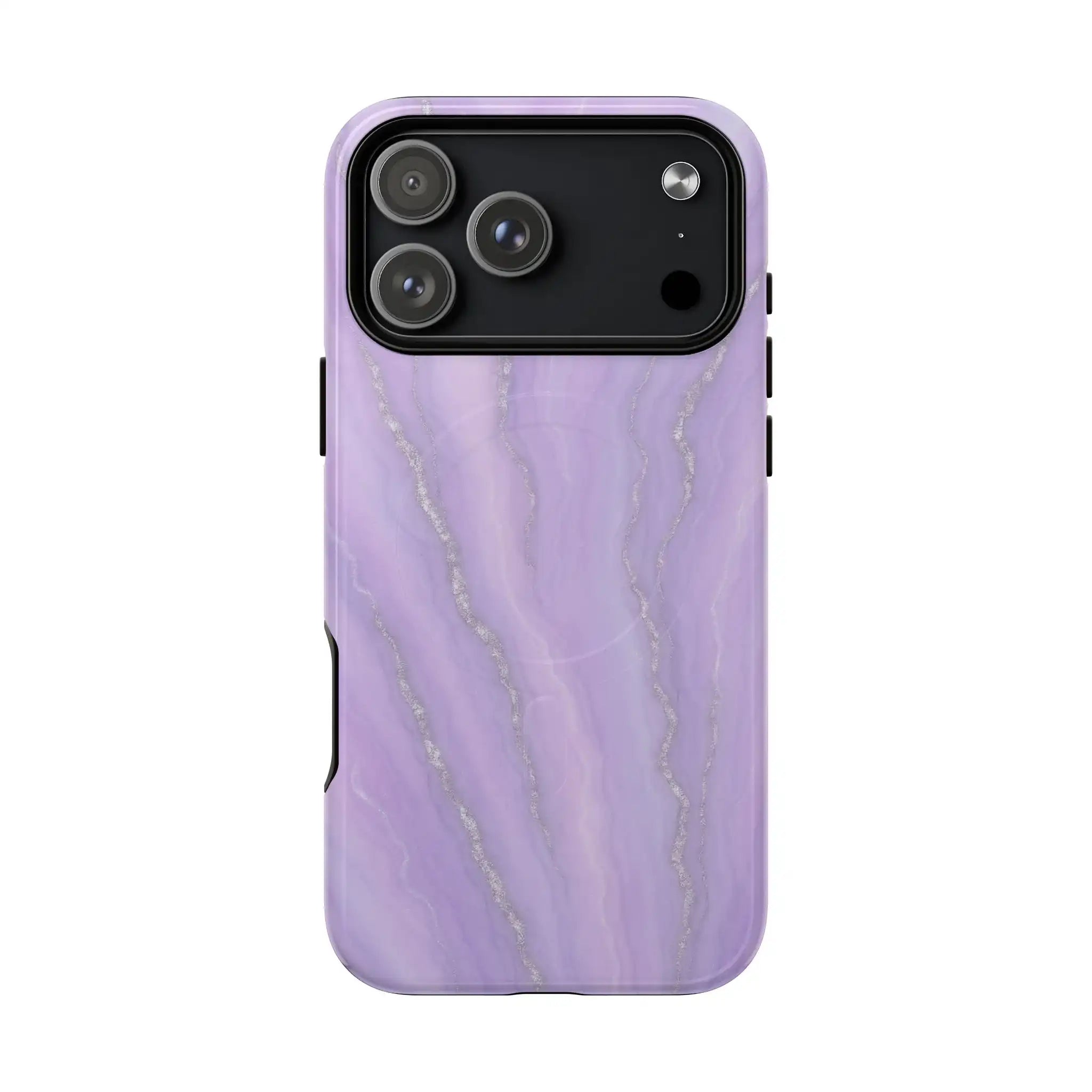 Lavender Marble iPhone Case with MagSafe - Shamo's