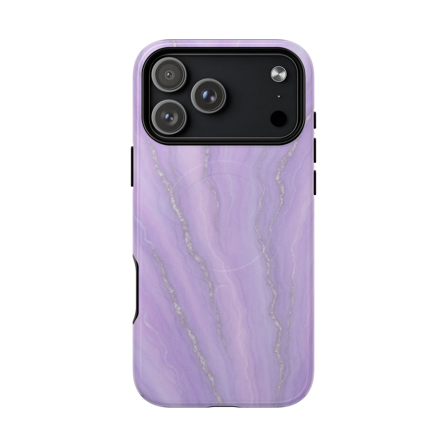 Lavender Marble iPhone Case with MagSafe - Shamo's