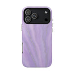 Lavender Marble iPhone Case with MagSafe - Shamo's