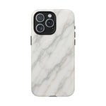 Classic White Marble iPhone Case with MagSafe - Shamo's