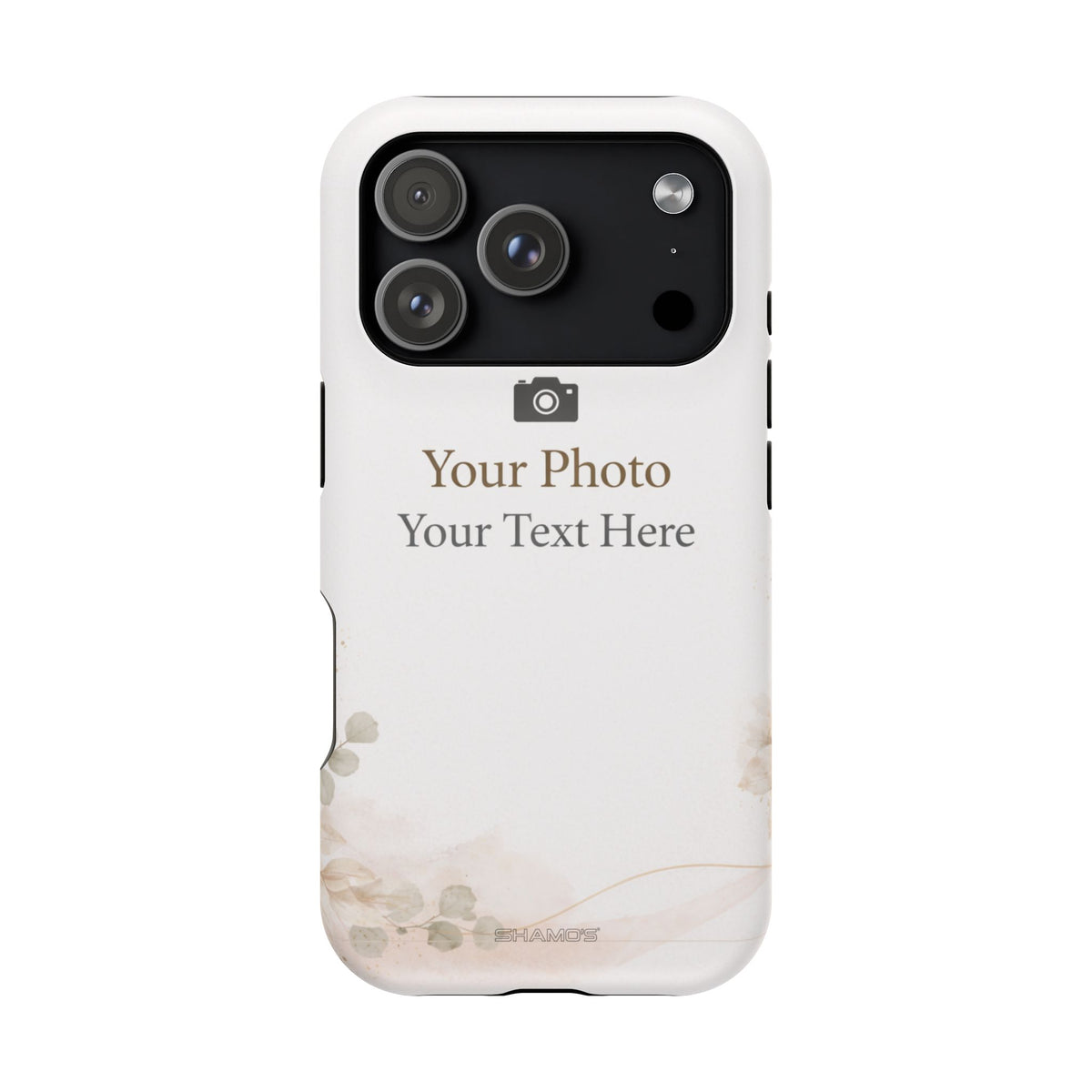 Personalizable Impact-Resistant Phone Case — Add Photo & Text