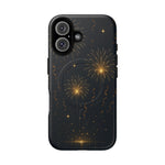Gold Fireworks Celebration iPhone Case with MagSafe - Shamo's