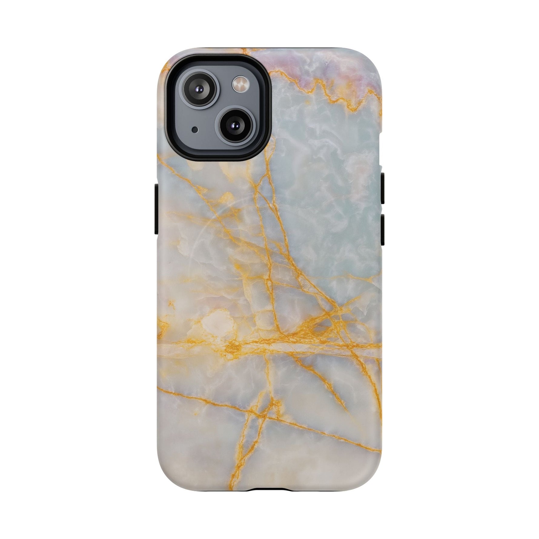 Marble Gold Vein iPhone Case (MagSafe Compatible)  Shamo's iPhone 14 / Matte