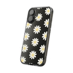 Clear Daisy Floral Phone Case, Impact-Resistant, Anti-Yellowing, Camera & Screen Protection - iPhone 17 / Without gift packaging - Shamo's