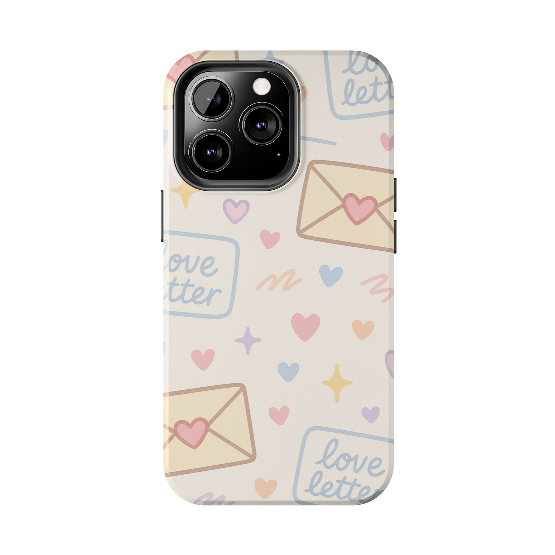 Pastel Love Letter Hearts Impact Phone Case  Shamo's