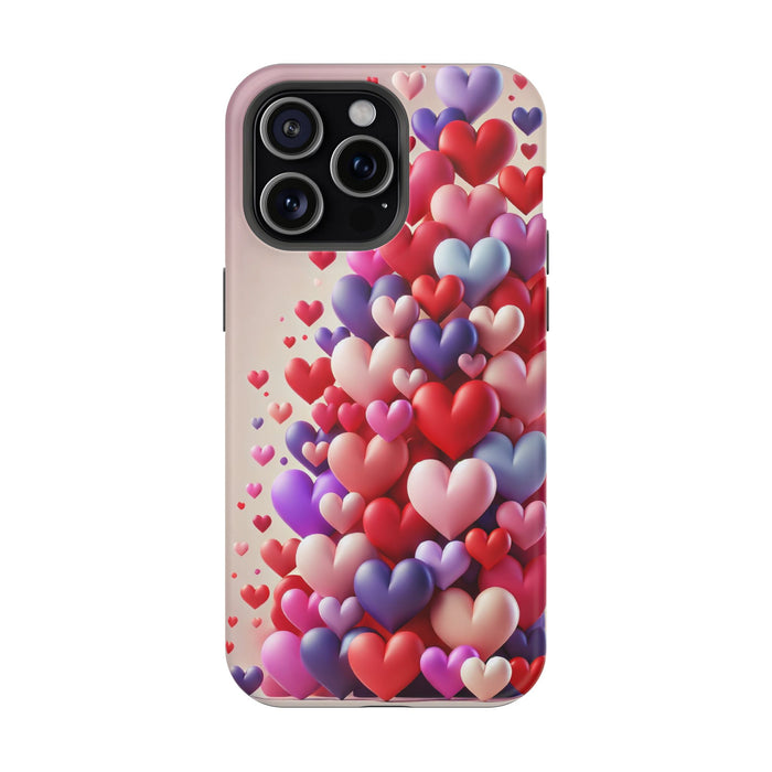 Shamo's Phone Case | MagSafe Compatible | Love Hearts Theme