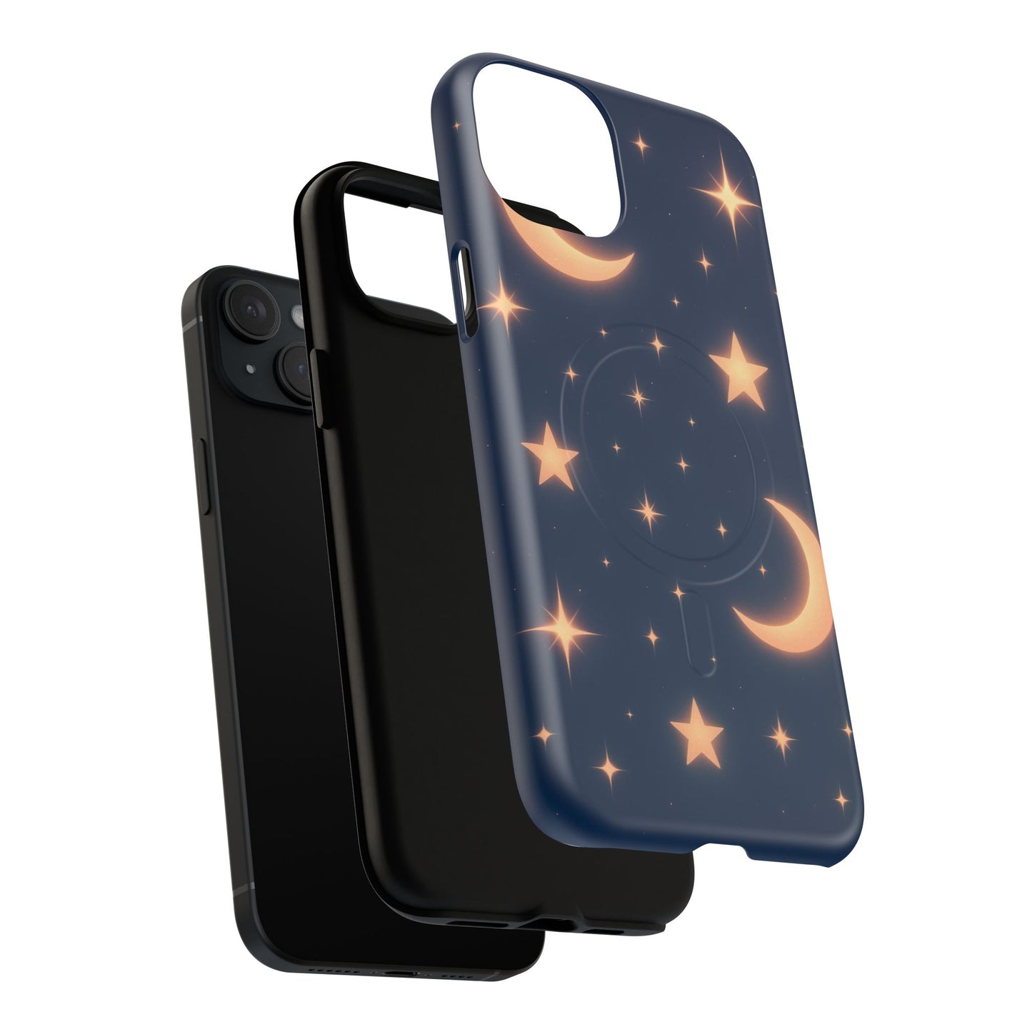 Moon Glow Magic Case for iPhone - Star and Moon Design | MagSafe