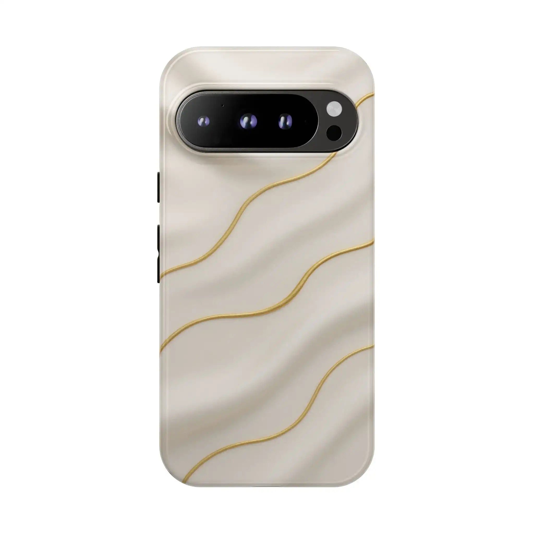 Elegant Gold Wave Tough Phone Case  Shamo's Google Pixel 9 Pro / Glossy