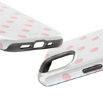 Pink Polka Dot Impact-Resistant Phone Case | MagSafe