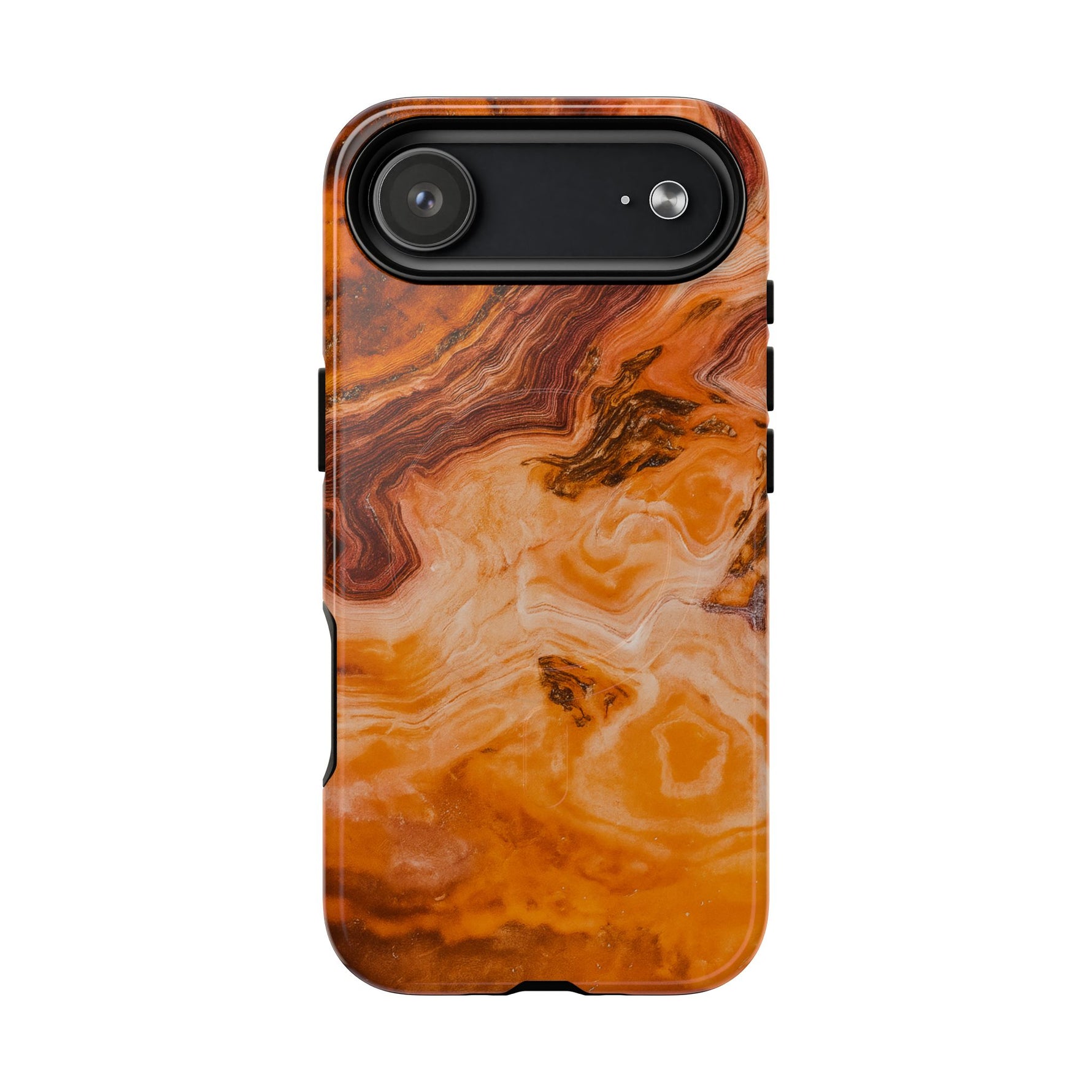 Amber Agate Marble iPhone Case — compatible with MagSafe - Shamo's