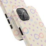 Infinity Pattern Tough Phone Case — Pastel Hearts & Stars  Shamo's