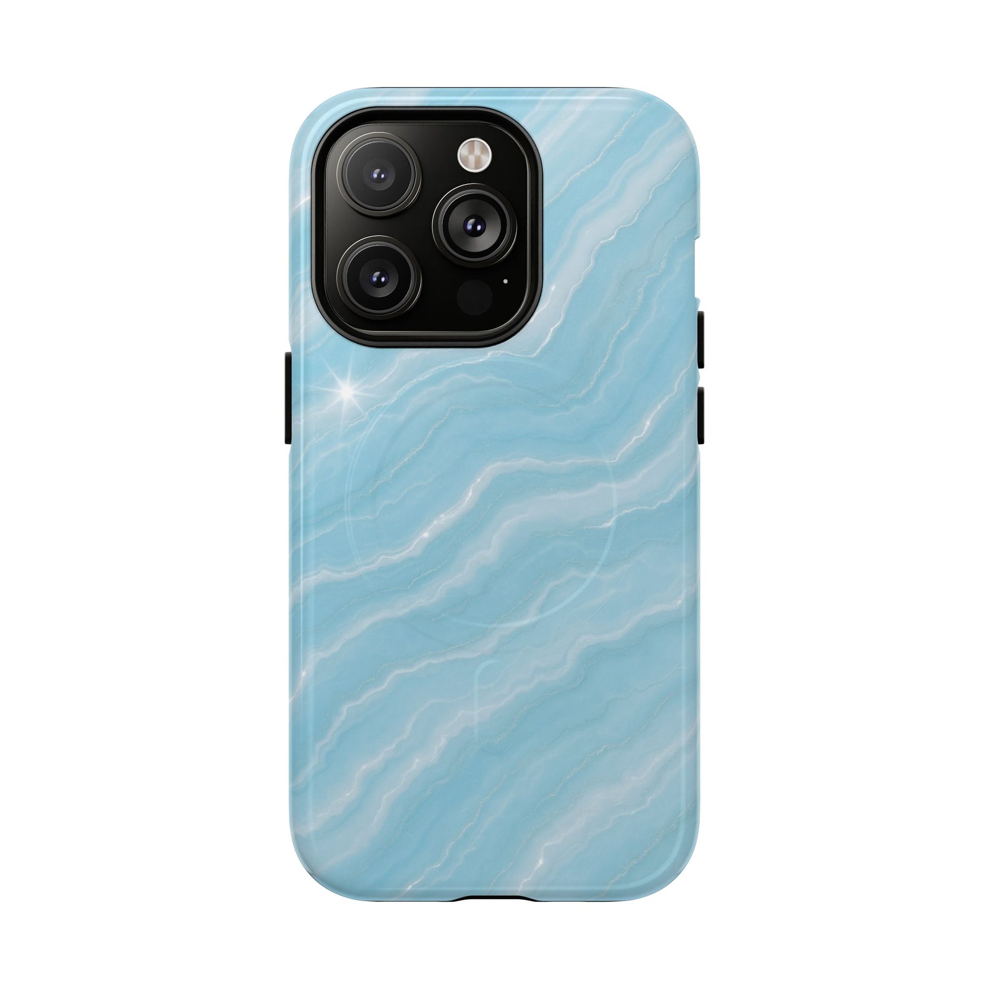 Sky Glow Marble iPhone Case with MagSafe - Shamo's