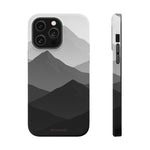 Monochrome Mountain Design iPhone Case | MagSafe