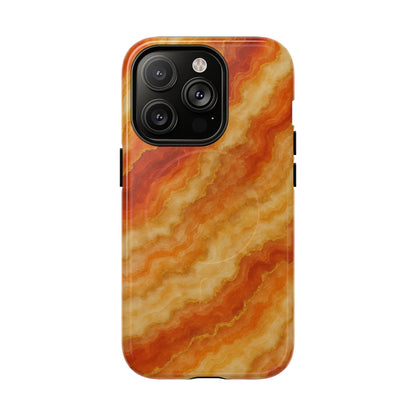 Amber Agate Marble iPhone Case with MagSafe - Shamo's