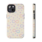 Infinity Pattern Tough Phone Case — Pastel Hearts & Stars  Shamo's iPhone 13