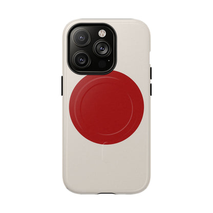 Japan Flag iPhone Case - Tough Works with MagSafe