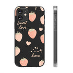 Sweet Love Strawberry Clear iPhone Case | MagSafe - Shamo's