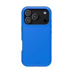 Cobalt Pop Blue Solid Color Impact-Resistant iPhone Case | Slim Shockproof MagSafe-Compatible