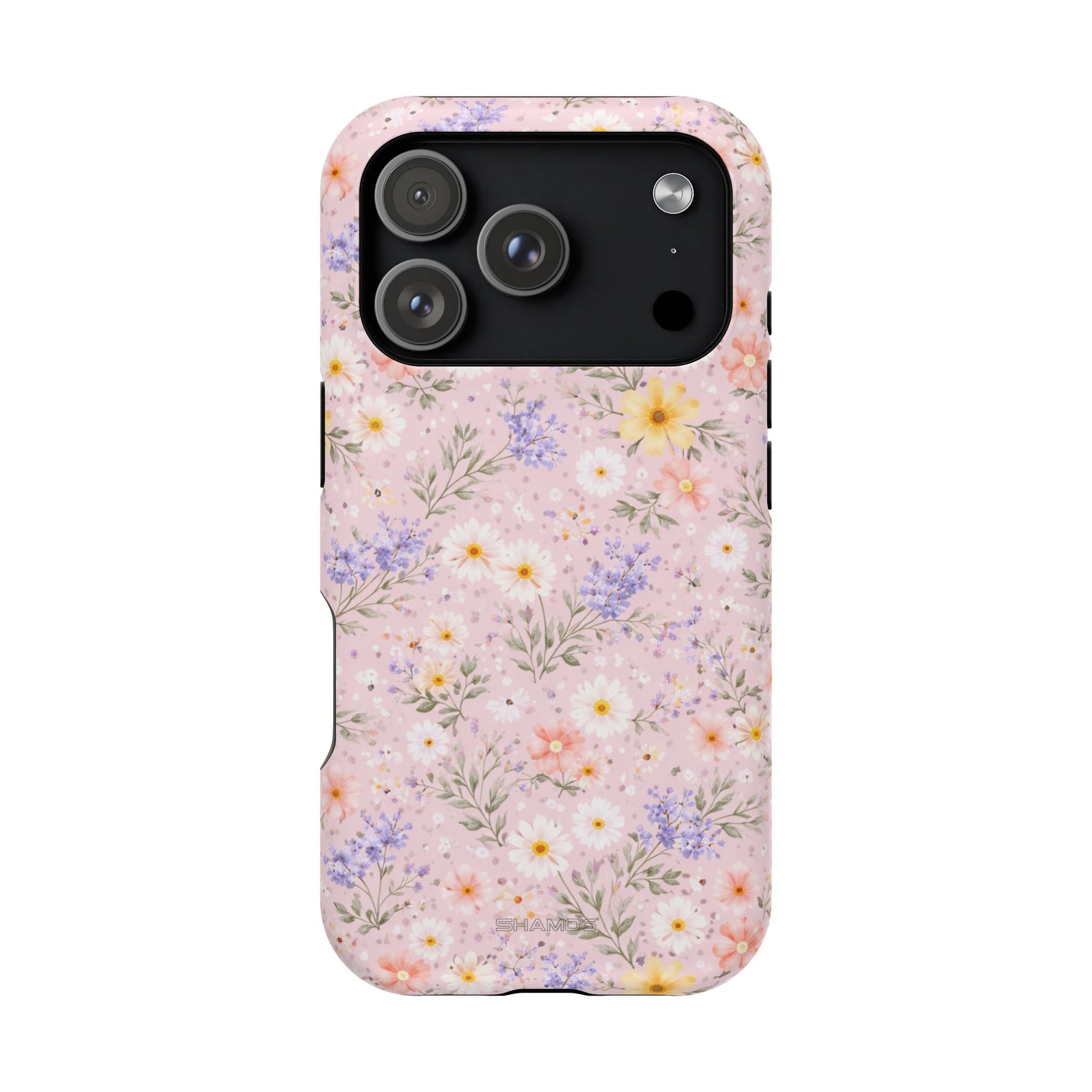 Pastel Floral MagSafe Compatible Magnetic Impact Phone Case