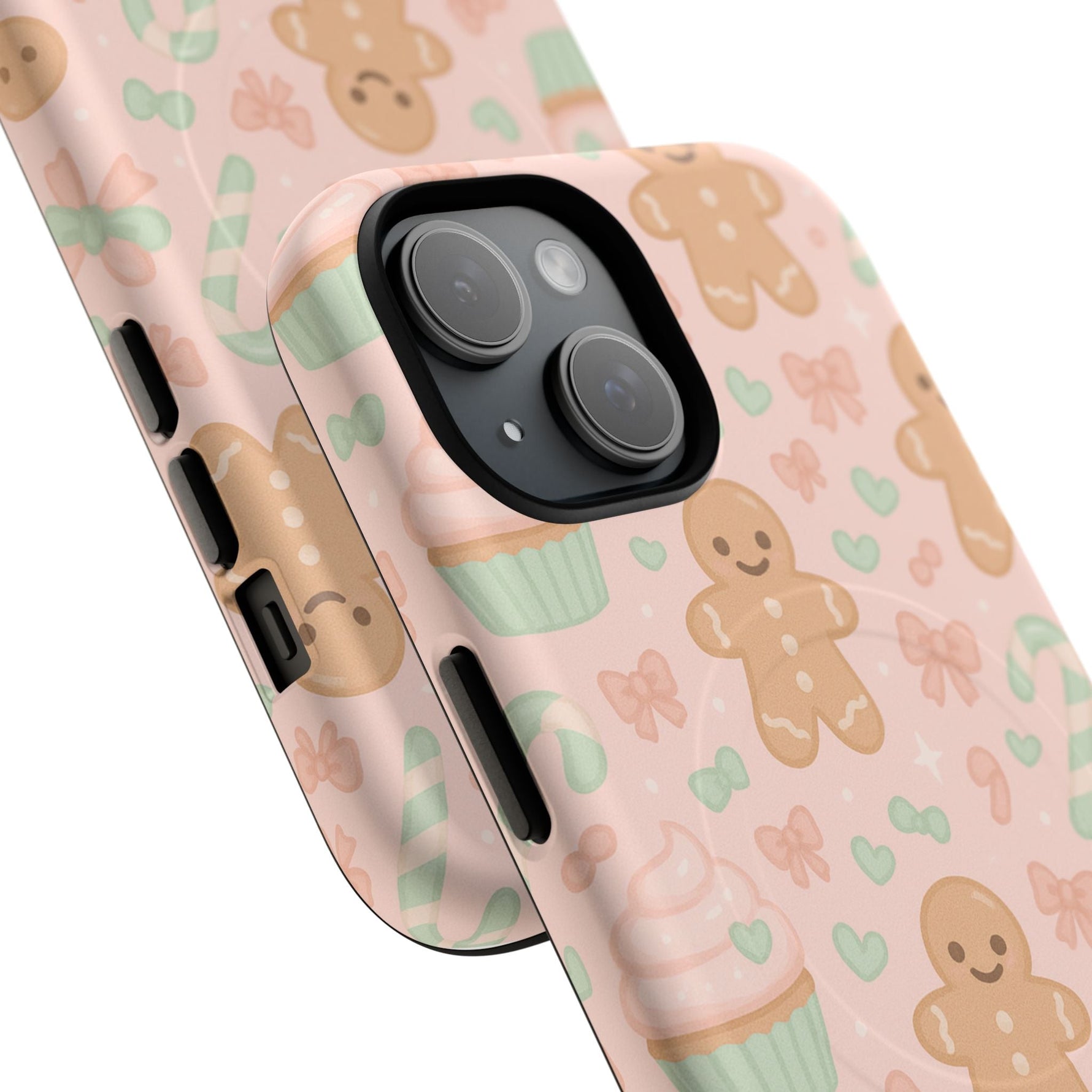 Gingerbread Candy Holiday Tough iPhone Case | compatible with MagSafe  Shamo's