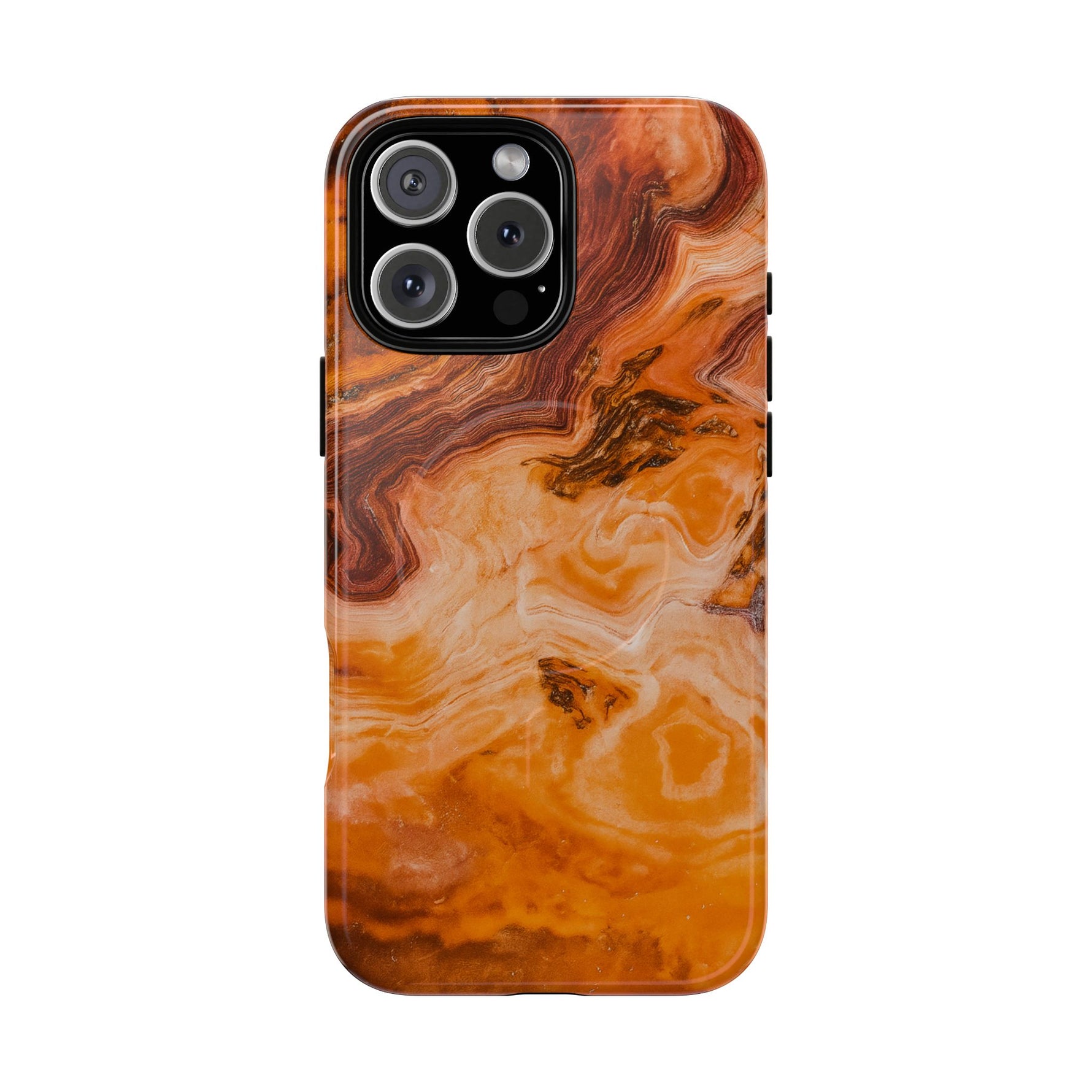 Amber Agate Marble iPhone Case — compatible with MagSafe - Shamo's