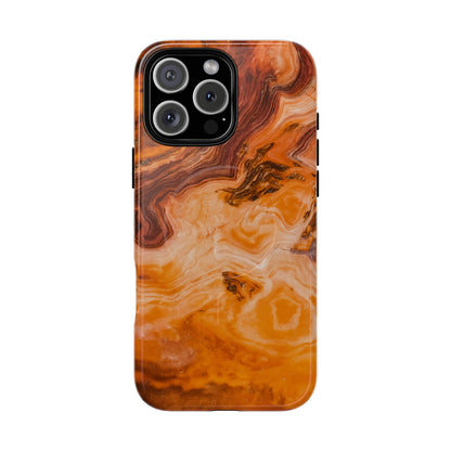 Amber Agate Marble iPhone Case — compatible with MagSafe - Shamo's