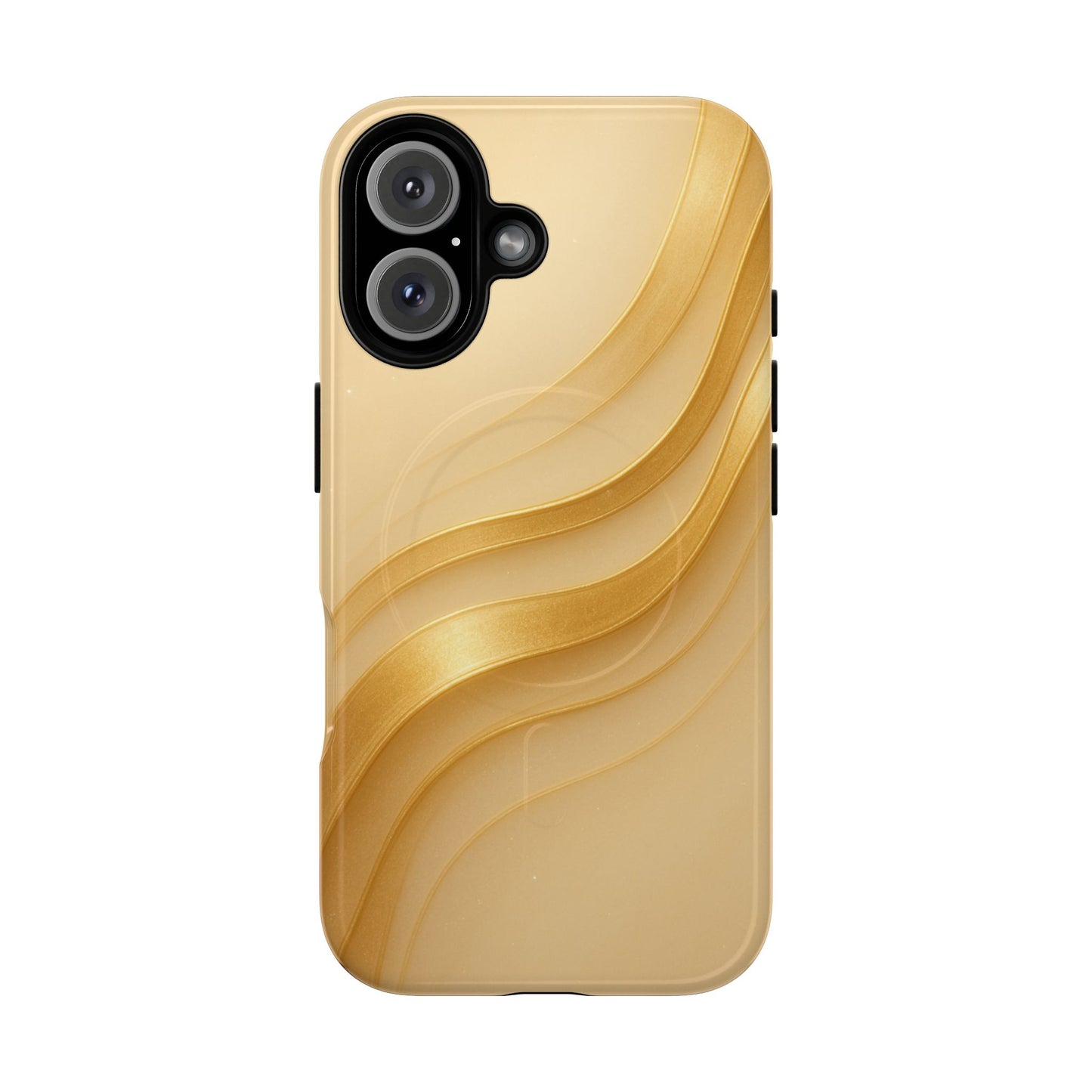 Luxury Series Golden Aura iPhone Case compatible with MagSafe - Shamo's