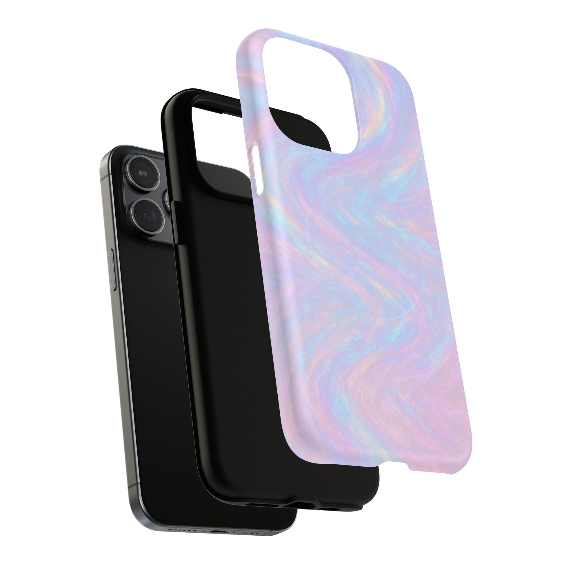 Luxury Series Iridescent Swirl iPhone Case with MagSafe - Shamo's