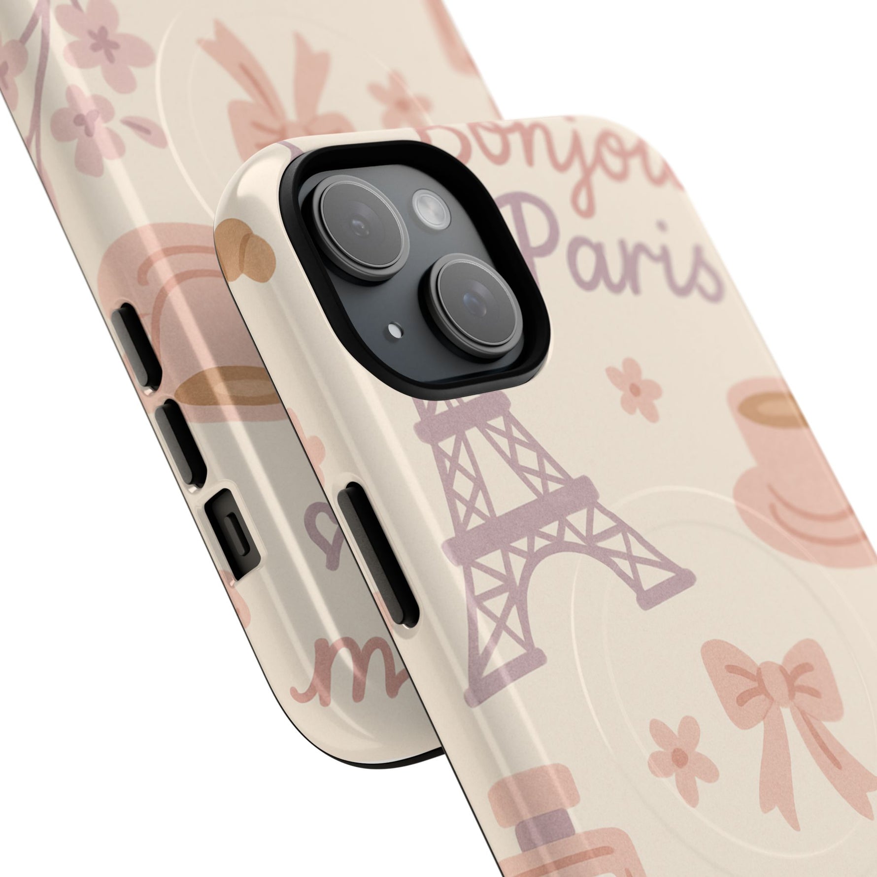 Chic Parisian iPhone Case - with Eiffel Tower Design | MagSafe - Shamo's
