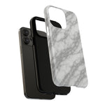 Silver Mist Marble iPhone Case with MagSafe  Shamo's
