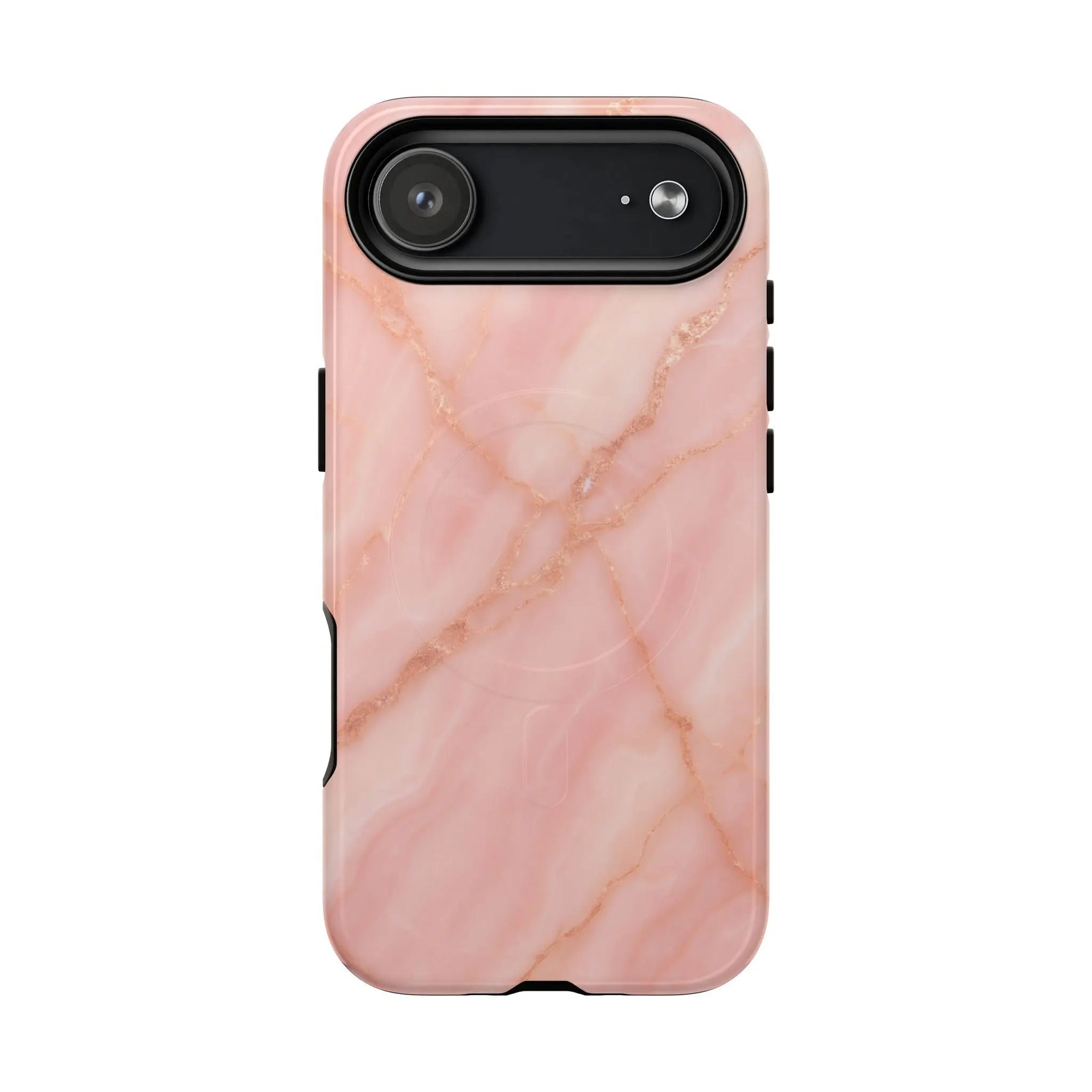 Blush Pink Marble iPhone Case with MagSafe - Shamo's