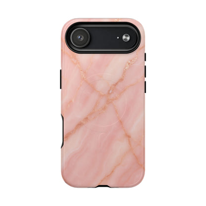 Blush Pink Marble iPhone Case with MagSafe - Shamo's