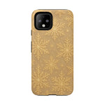 Golden Snowflake Holiday iPhone Case  Shamo's