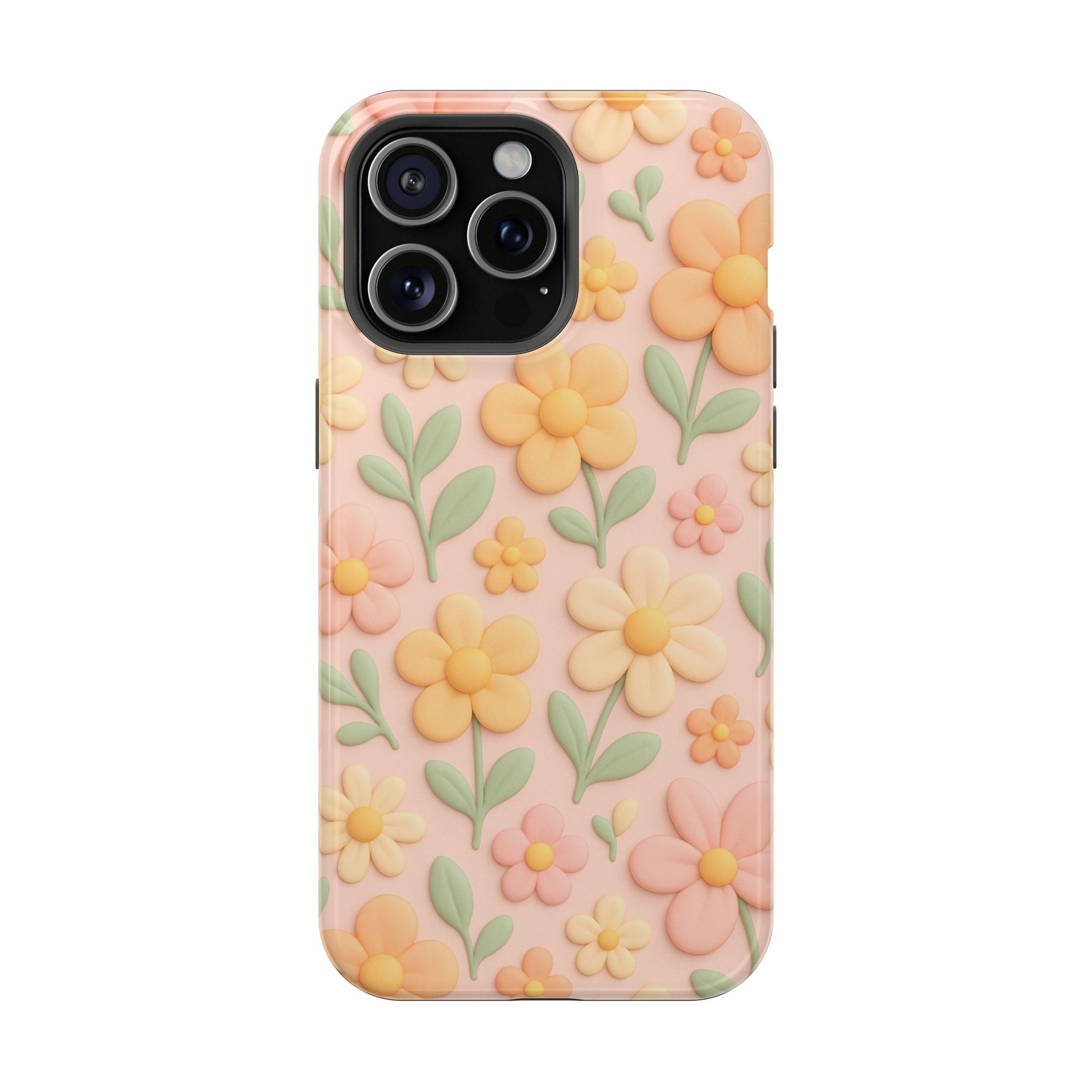 Vintage Floral 3D iPhone Case | MagSafe Compatible - Shamo's