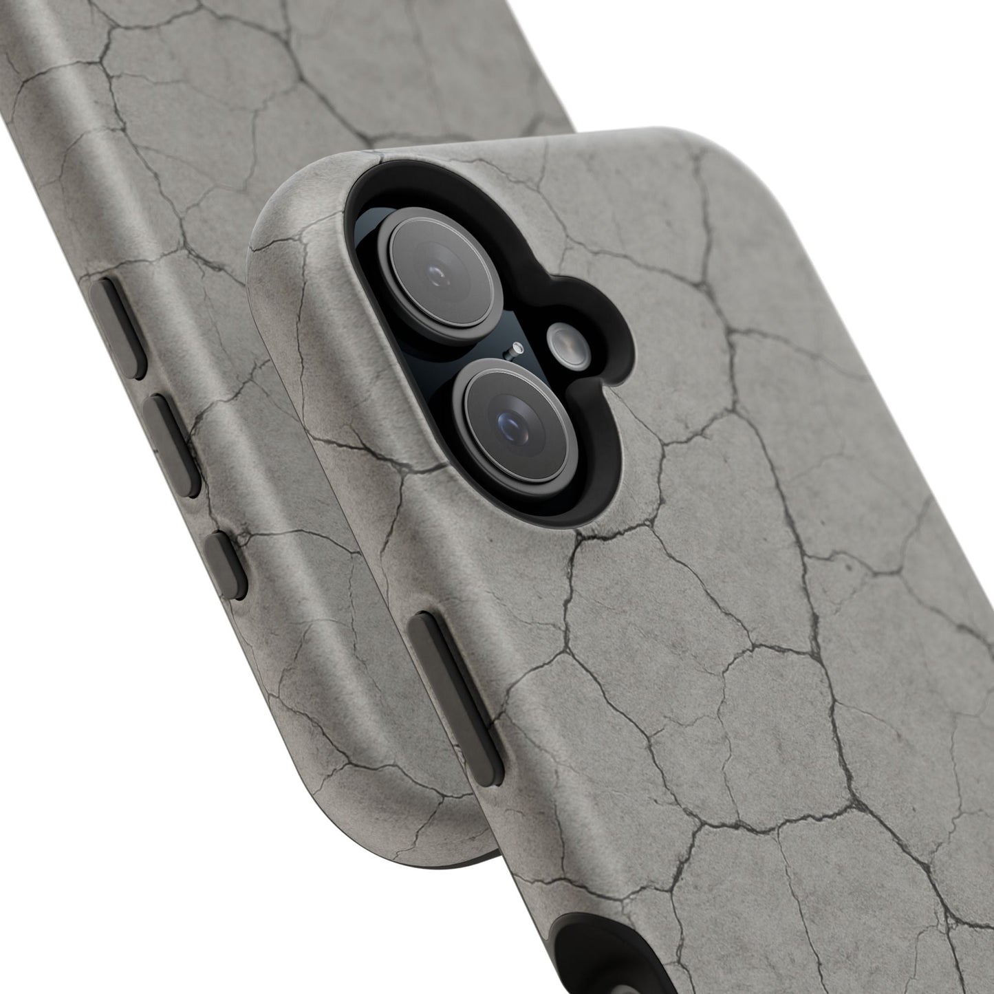 Cracked Concrete Texture iPhone Case with MagSafe compatibility  Shamo's