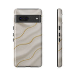 Elegant Gold Wave Tough iPhone Case - Shamo's