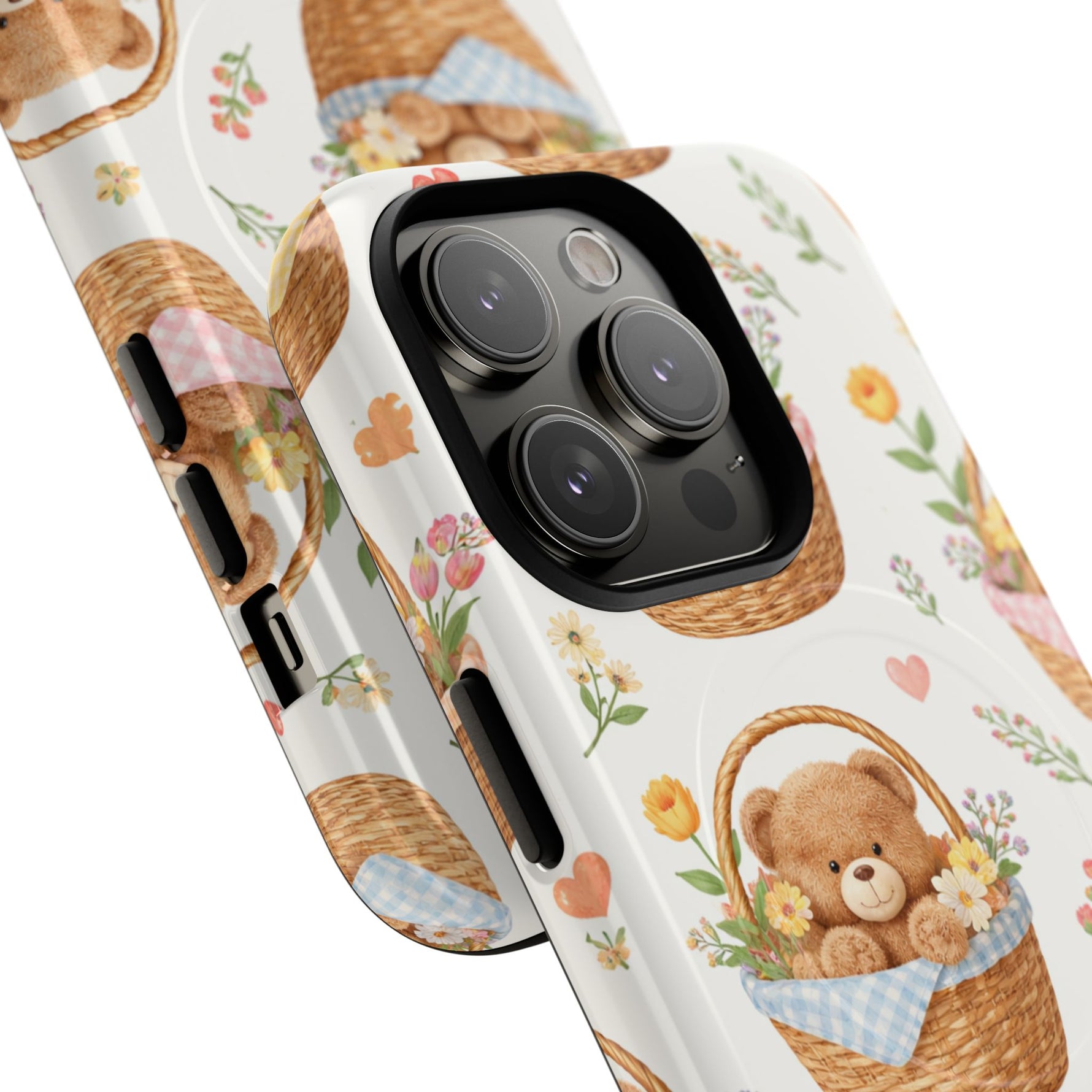 Teddy Berry Basket iPhone Case with MagSafe