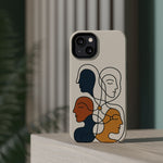 "Connected Lines" Minimalist iPhone Case — MagSafe, Magnetic Impact-Resistant  Shamo's