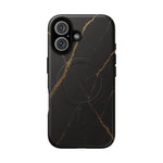 Black & Gold Marble iPhone Case with MagSafe - Shamo's