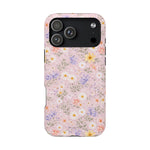 Pastel Floral MagSafe Compatible Magnetic Impact Phone Case