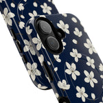 Navy Blossom Floral iPhone Case | MagSafe  Shamo's