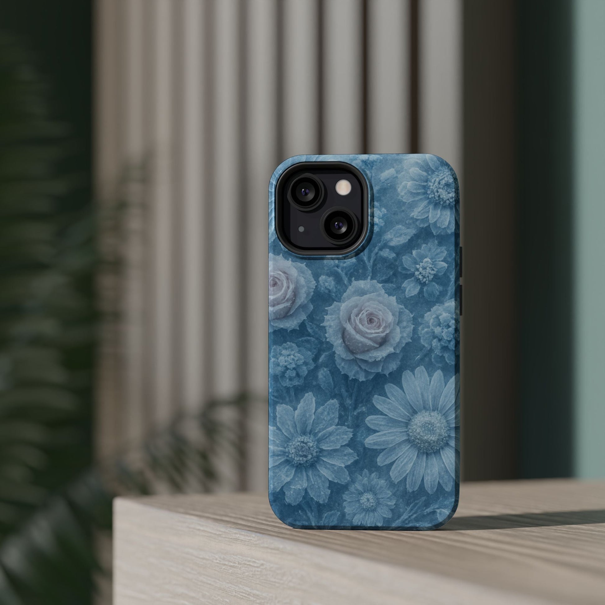Frozen Beauty Floral Rose iPhone Case | MagSafe compatible  Shamo's