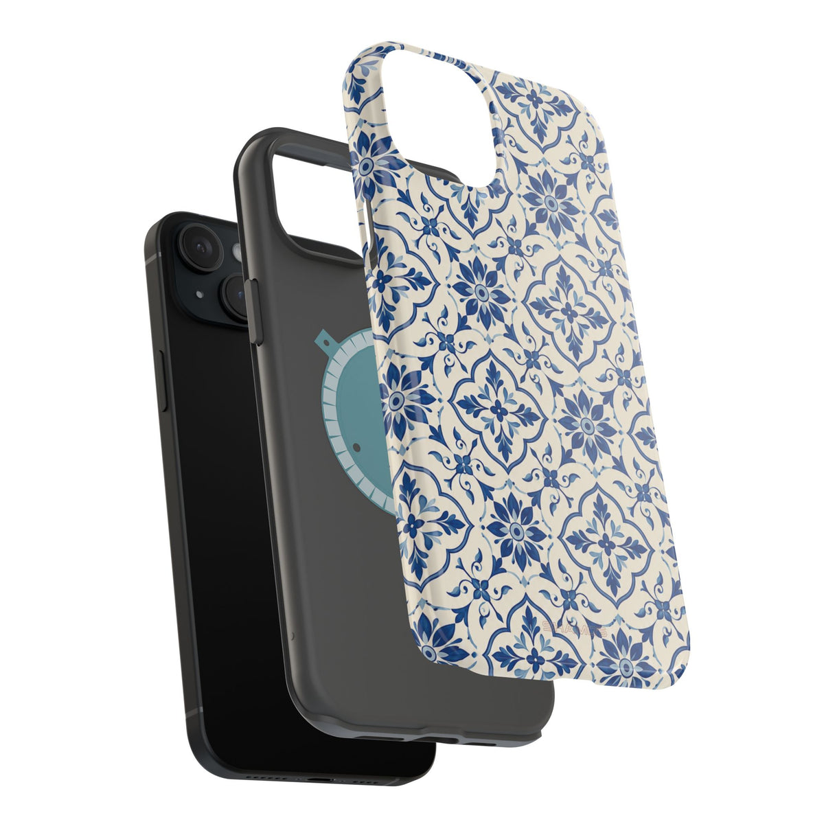 Lisbon Tile – Blue Ornamental MagSafe Phone Case
