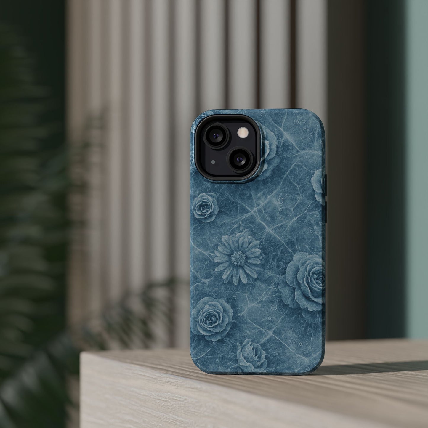Frozen Flower Impact-Resistant iPhone Case — MagSafe Compatible  Shamo's