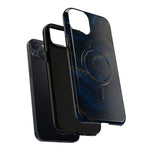 Midnight Marble iPhone Case with MagSafe - iPhone 17 / Glossy - Shamo's