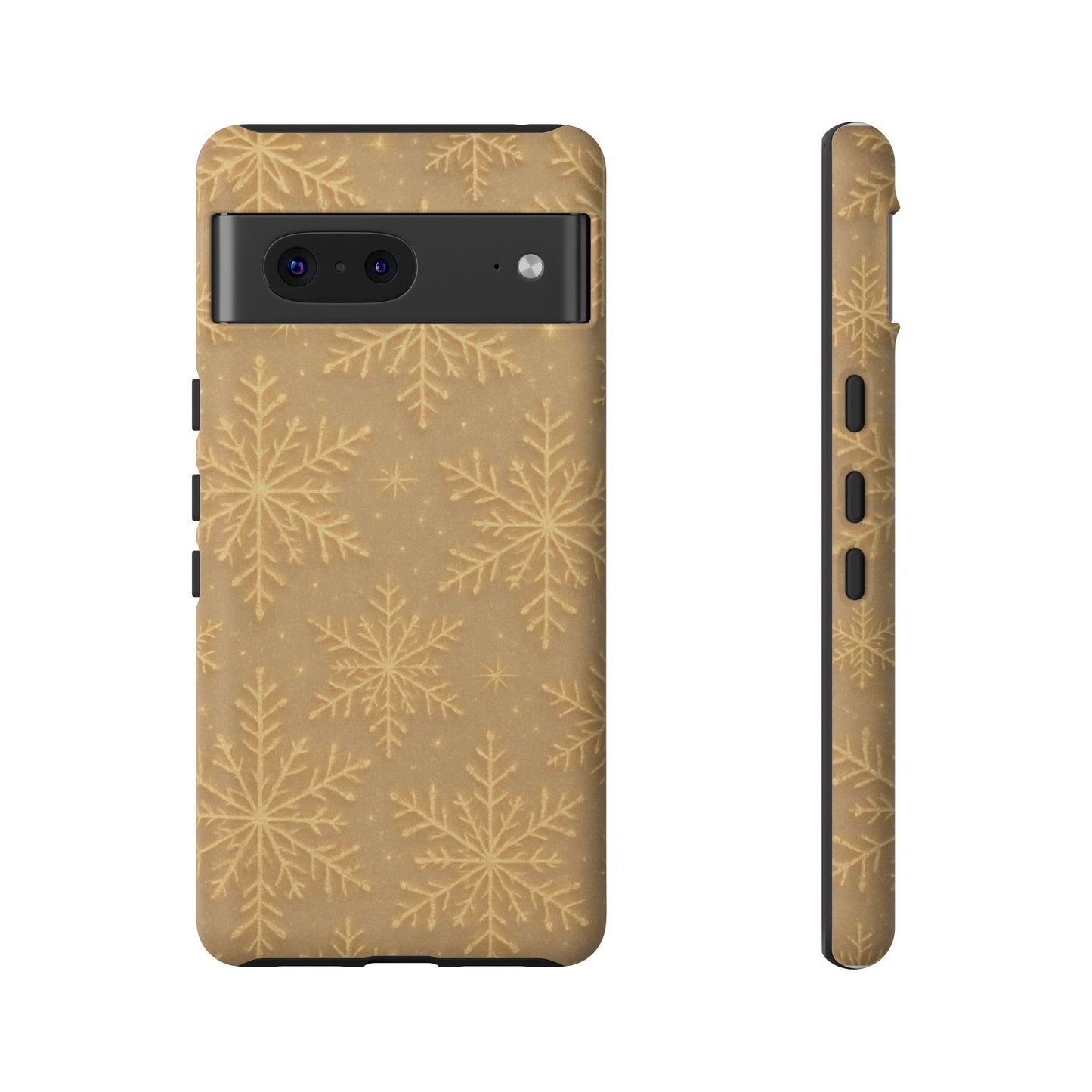 Golden Snowflake Holiday iPhone Case - Shamo's