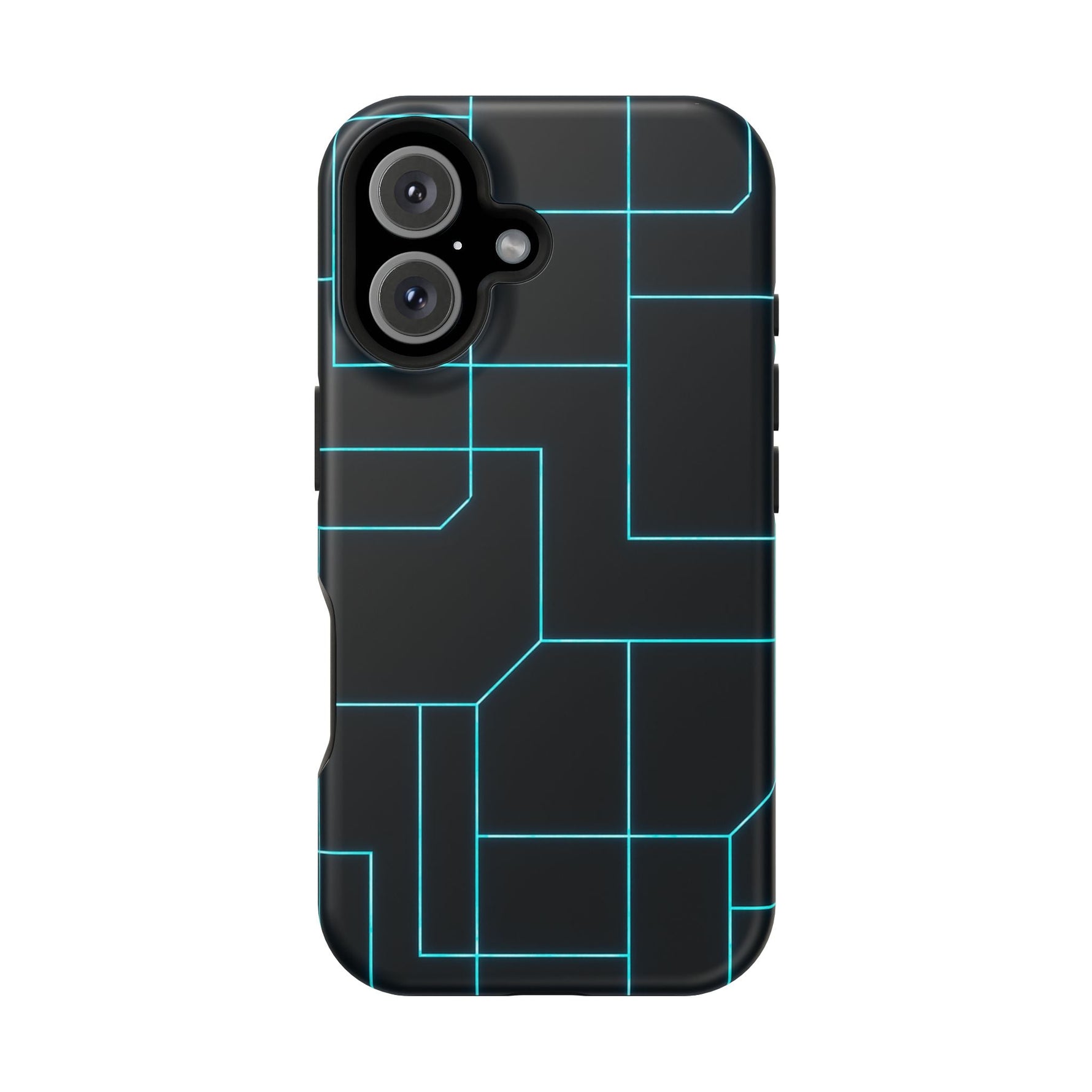 Neon Grid Magnetic Impact-Resistant iPhone Case | MagSafe compatible  Shamo's iPhone 16 / Matte