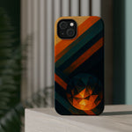 “Geometry of Becoming” Abstract iPhone MagSafe Case — Magnetic Impact-Resistant  Shamo's